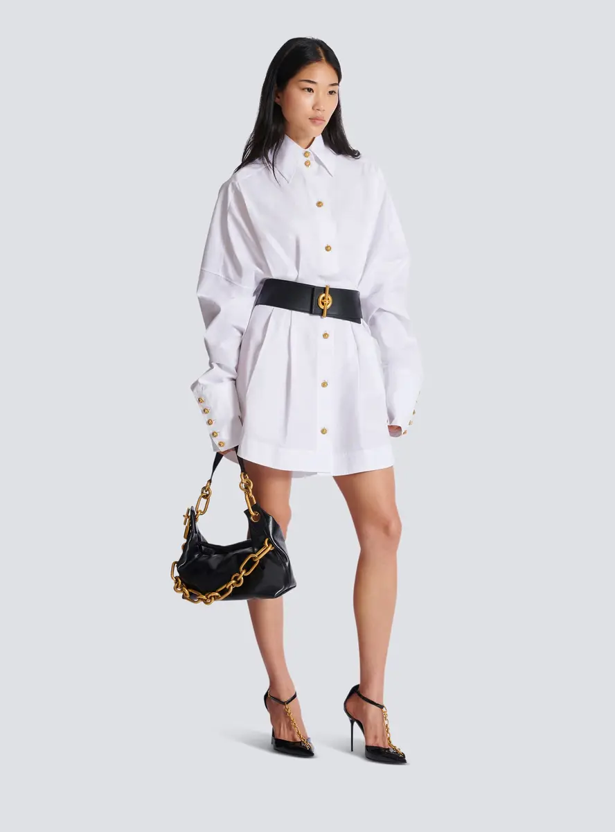 Balmain Poplin shirt dress | Thumbnail 2 Balmain Poplin shirt dress | Thumbnail 2