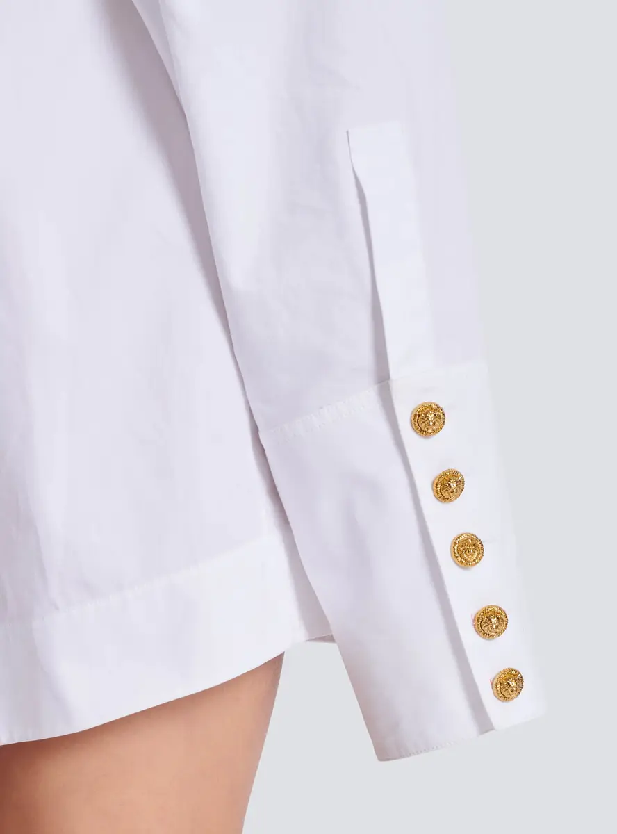 Balmain Poplin shirt dress | Thumbnail 6 Balmain Poplin shirt dress | Thumbnail 6