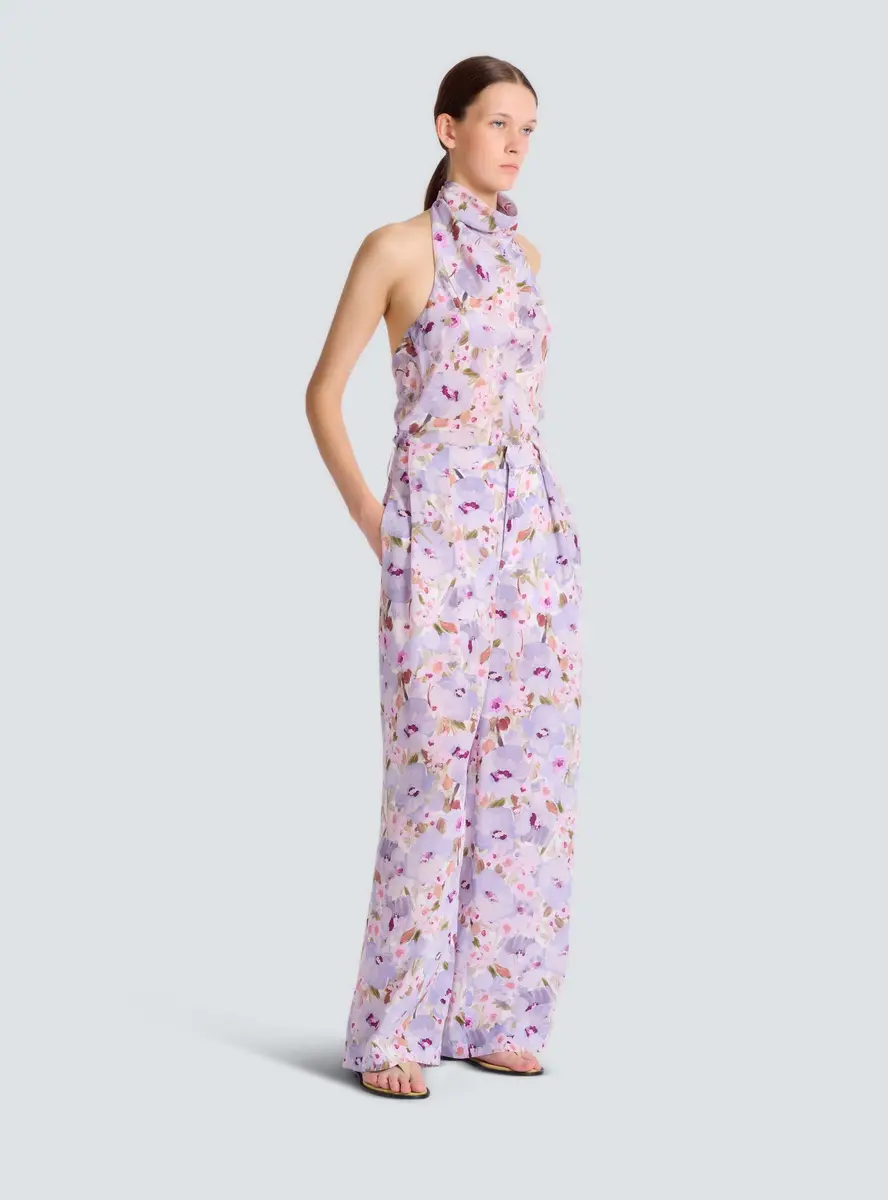 Balmain Printed Poppy Flower trousers | Thumbnail 3 Balmain Printed Poppy Flower trousers | Thumbnail 3