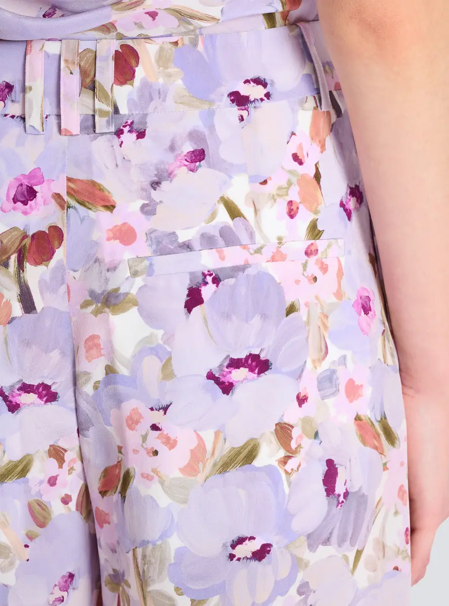 Balmain Printed Poppy Flower trousers | Thumbnail 6 Balmain Printed Poppy Flower trousers | Thumbnail 6