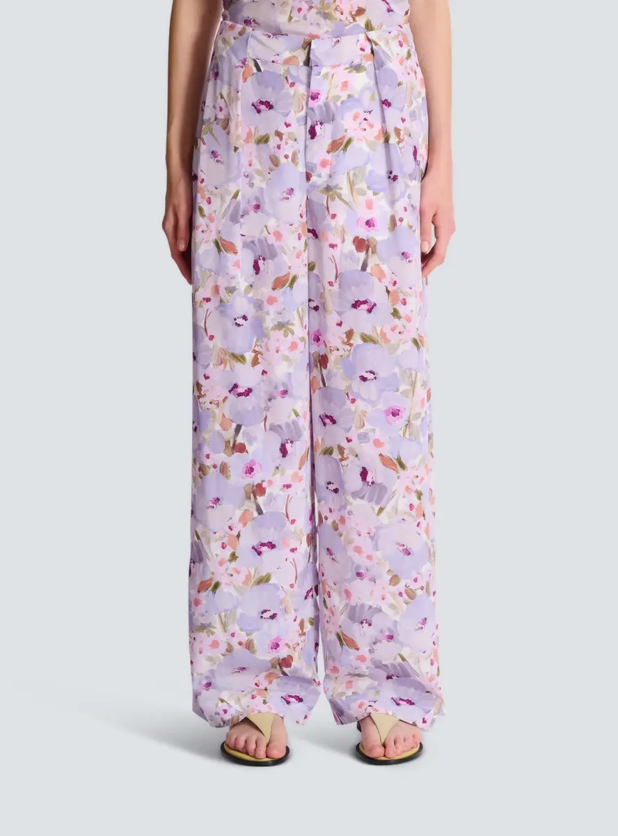 Balmain Printed Poppy Flower trousers | Thumbnail 7 Balmain Printed Poppy Flower trousers | Thumbnail 7