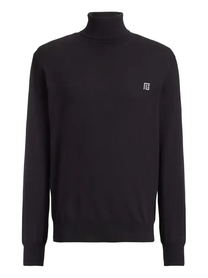 PB turtleneck jumper in cotton and silk PB turtleneck jumper in cotton and silk