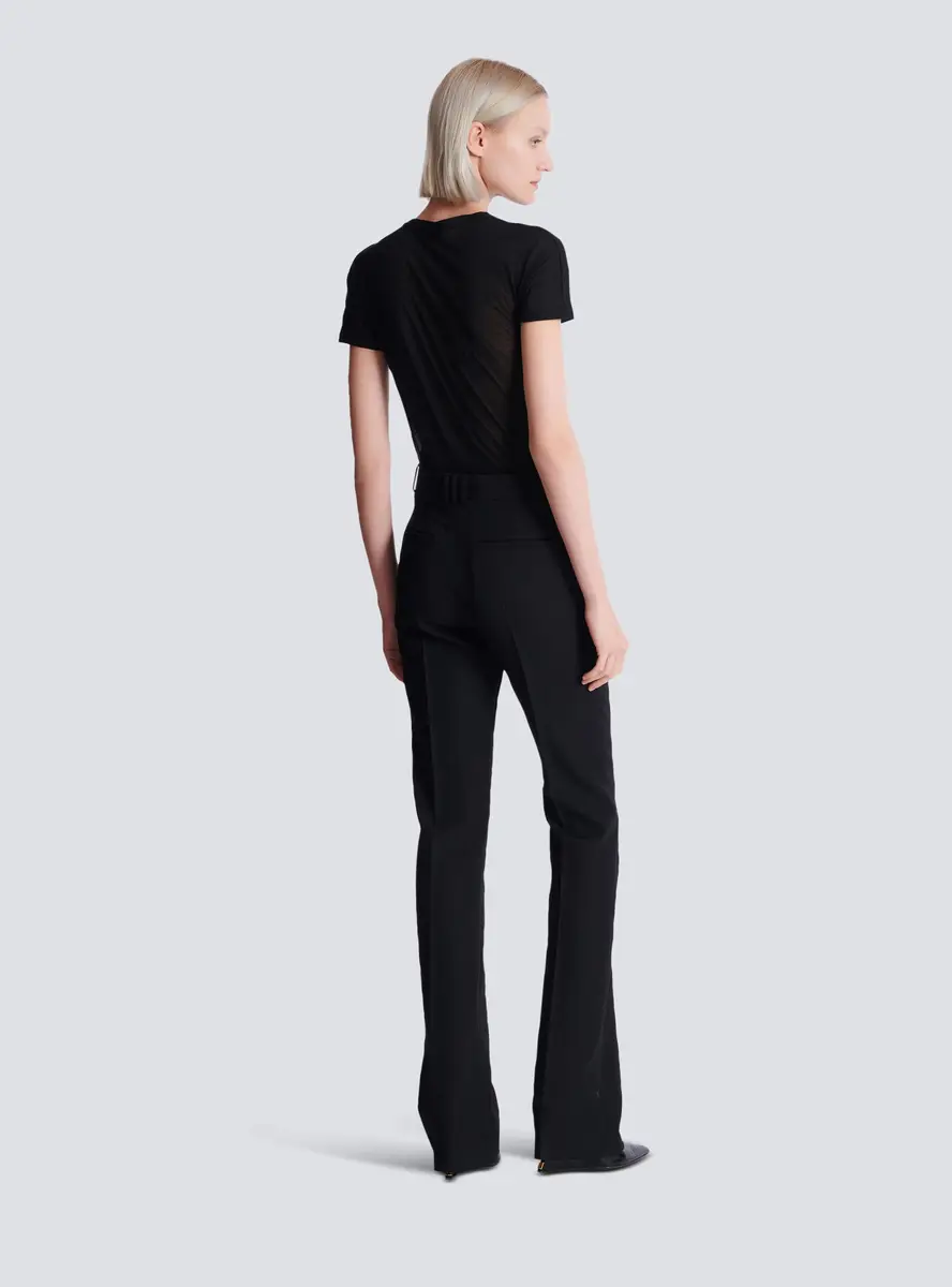 Balmain Straight-leg grain de poudre trousers | Thumbnail 4 Balmain Straight-leg grain de poudre trousers | Thumbnail 4