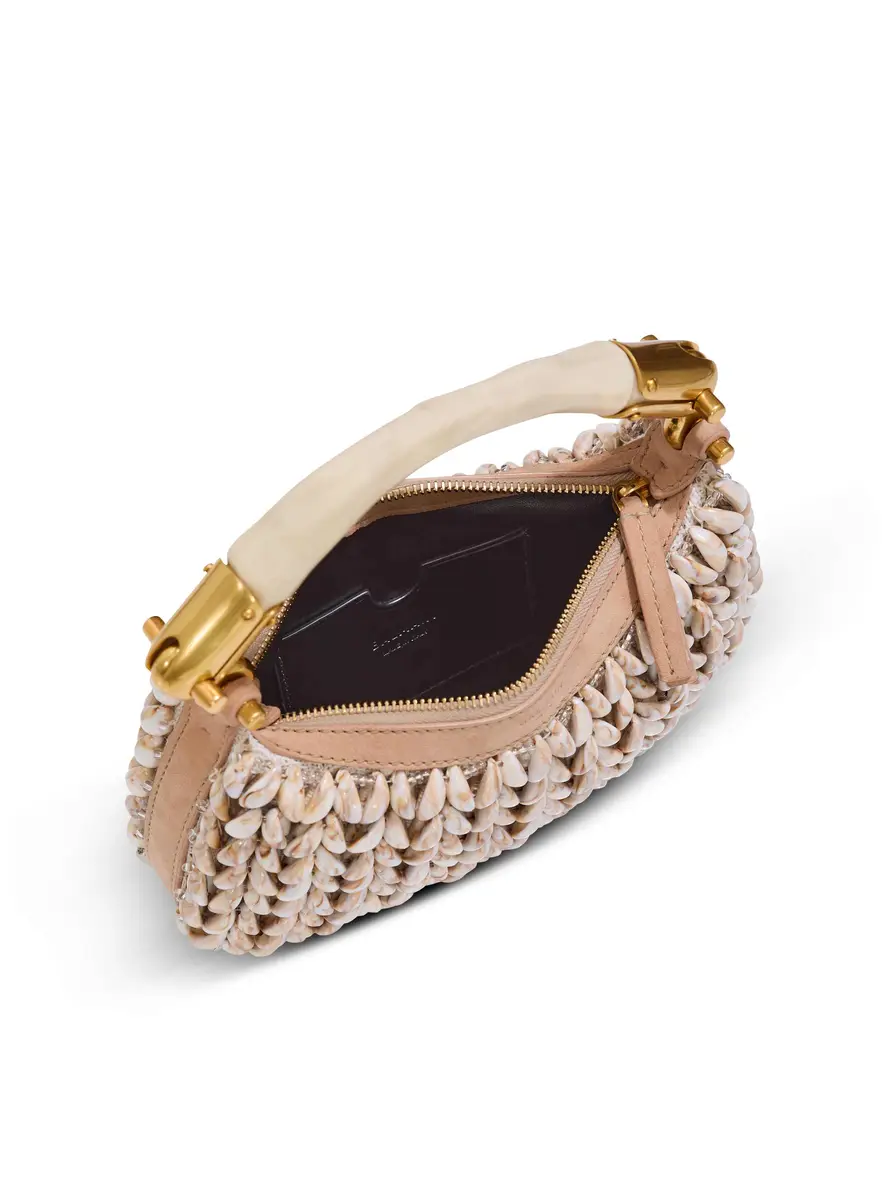 Balmain Ebene Mini bag in suede and shells | Thumbnail 7 Balmain Ebene Mini bag in suede and shells | Thumbnail 7