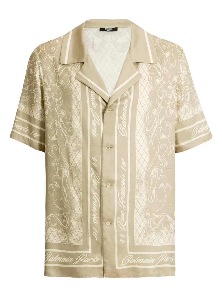 Printed Foulard pyjama shirt Printed Foulard pyjama shirt
