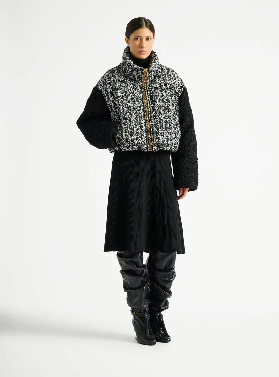 Balmain Padded two-tone tweed jacket | Thumbnail 2 Balmain Padded two-tone tweed jacket | Thumbnail 2