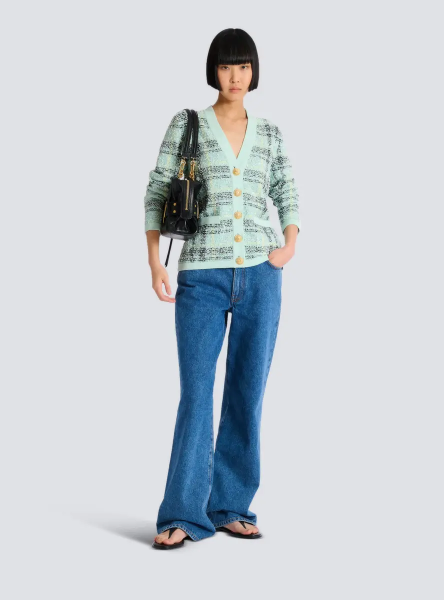 Balmain Loose glitter tweed cardigan | Thumbnail 2 Balmain Loose glitter tweed cardigan | Thumbnail 2