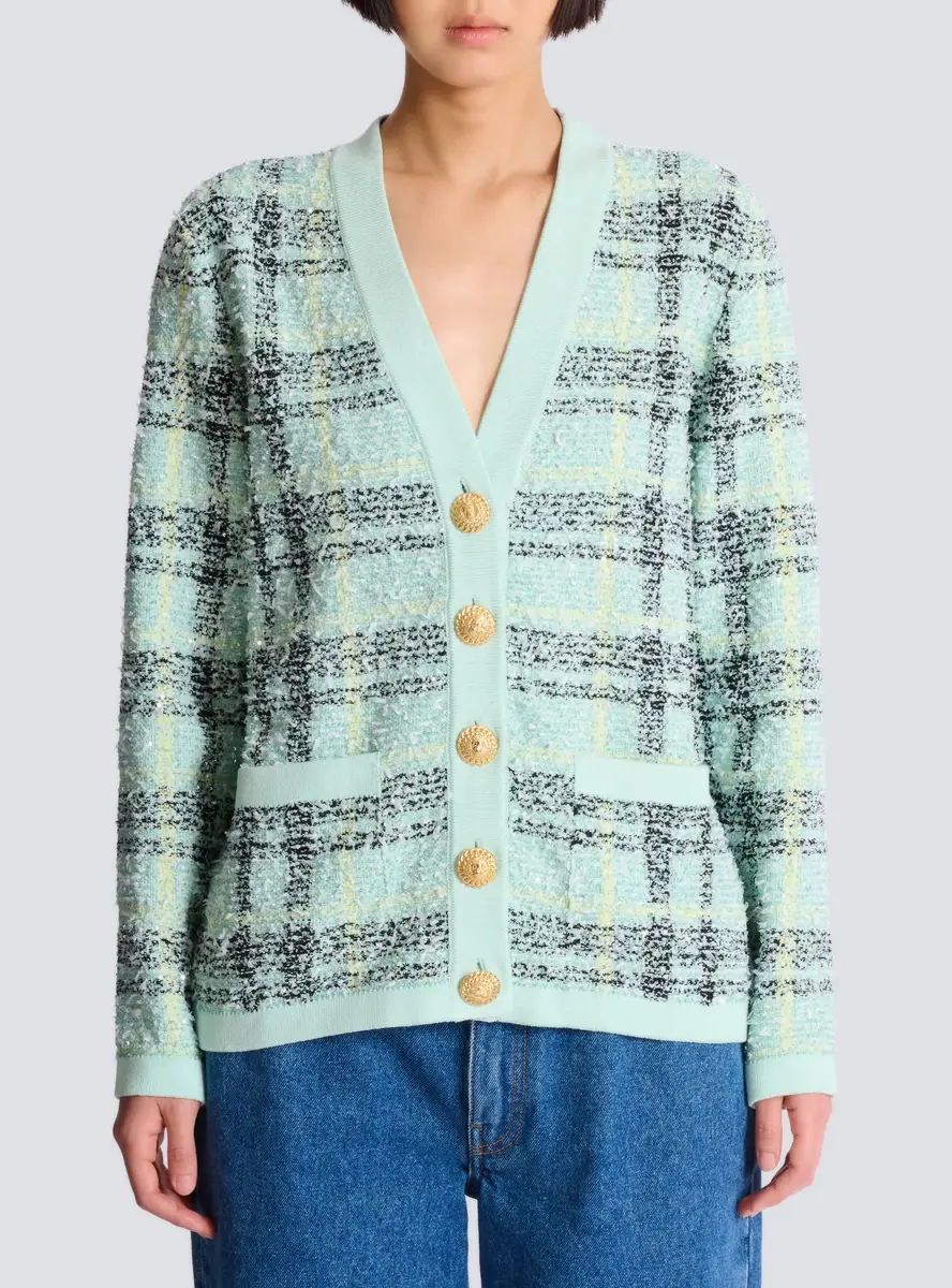 Balmain Loose glitter tweed cardigan | Thumbnail 7 Balmain Loose glitter tweed cardigan | Thumbnail 7