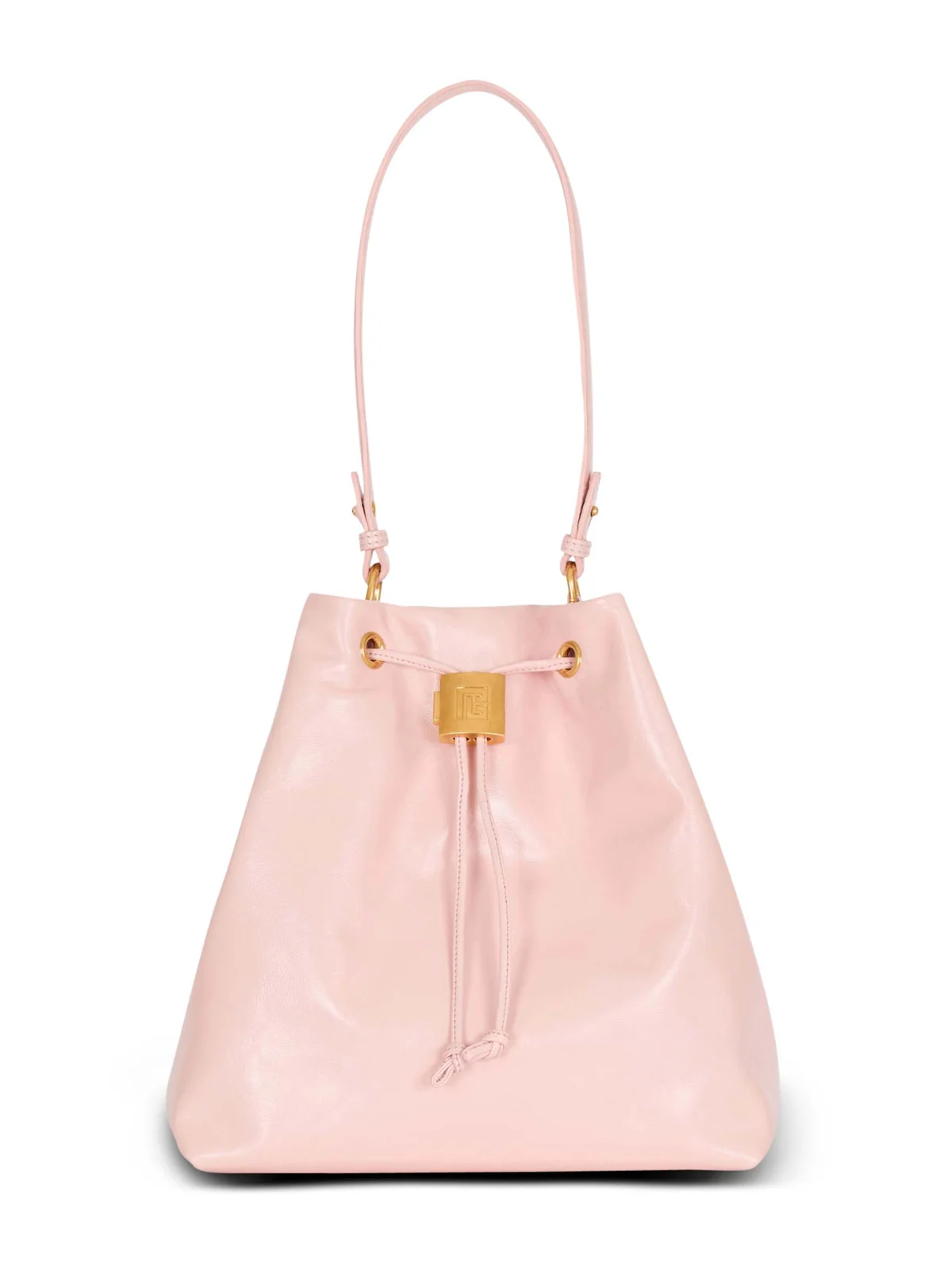 Balmain Pulse calfskin leather backpack