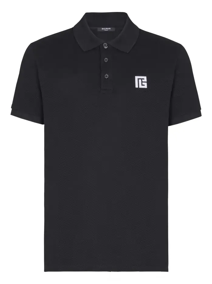 Embroidered cotton polo Embroidered cotton polo