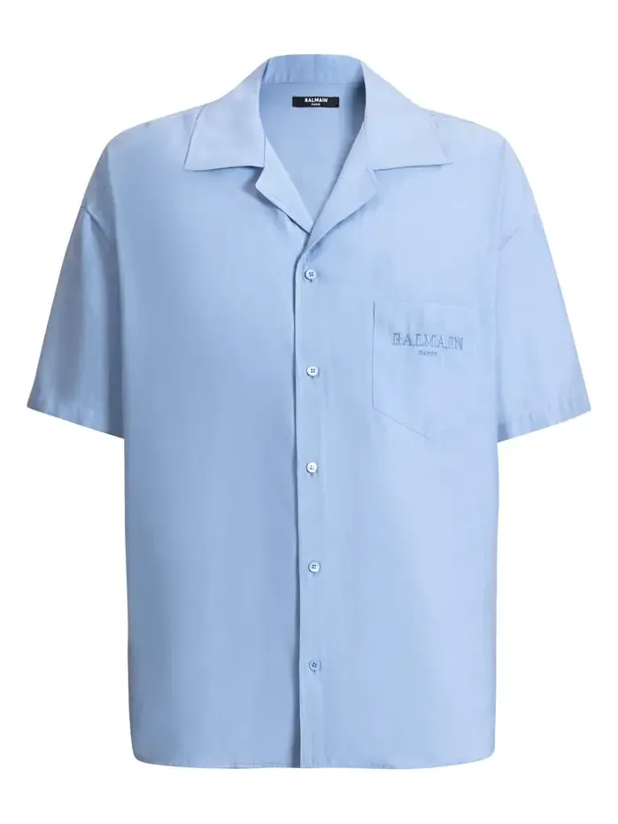 Vintage shirt in herringbone poplin Vintage shirt in herringbone poplin