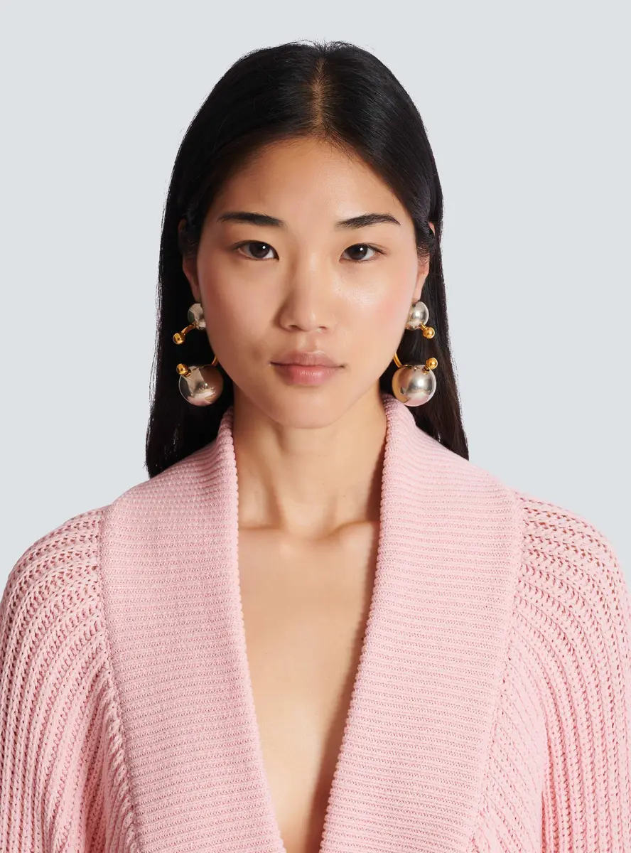 Balmain Piercing mini hoop earrings | Thumbnail 2