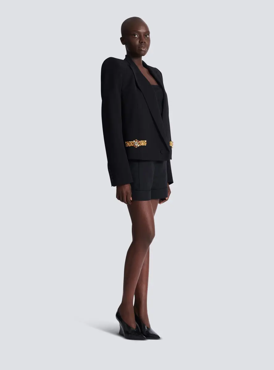 Balmain Cropped embroidered jacket | Thumbnail 3 Balmain Cropped embroidered jacket | Thumbnail 3
