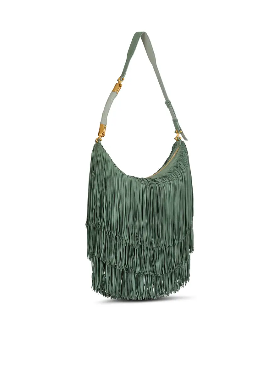 Balmain Ébène Hobo Large fringed suede bag | Thumbnail 3 Balmain Ébène Hobo Large fringed suede bag | Thumbnail 3