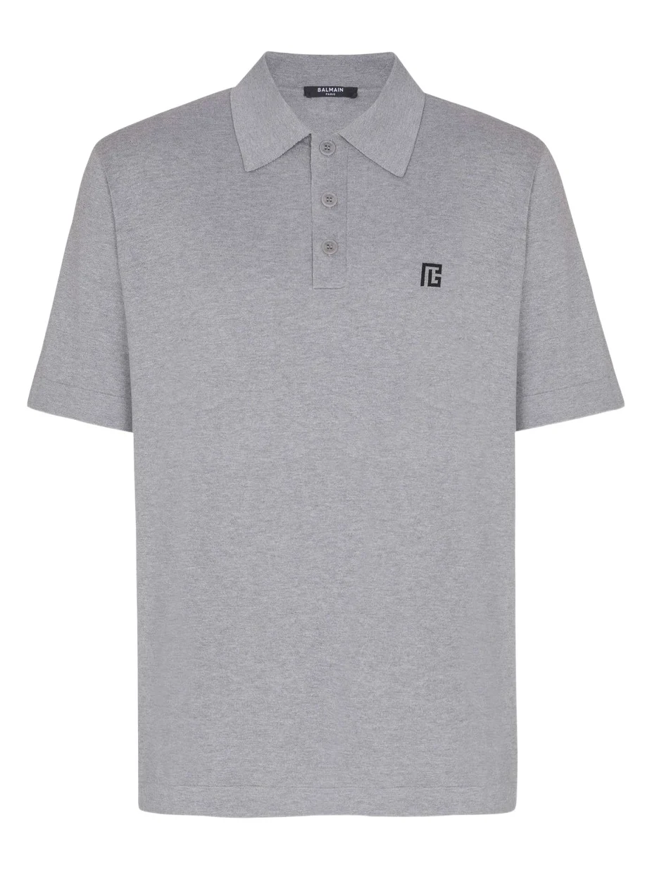 Embroidered cotton polo Embroidered cotton polo