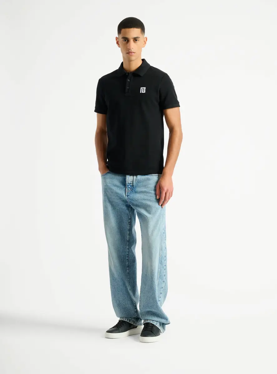 Balmain Loose-fit jeans in Light blue denim | Thumbnail 2