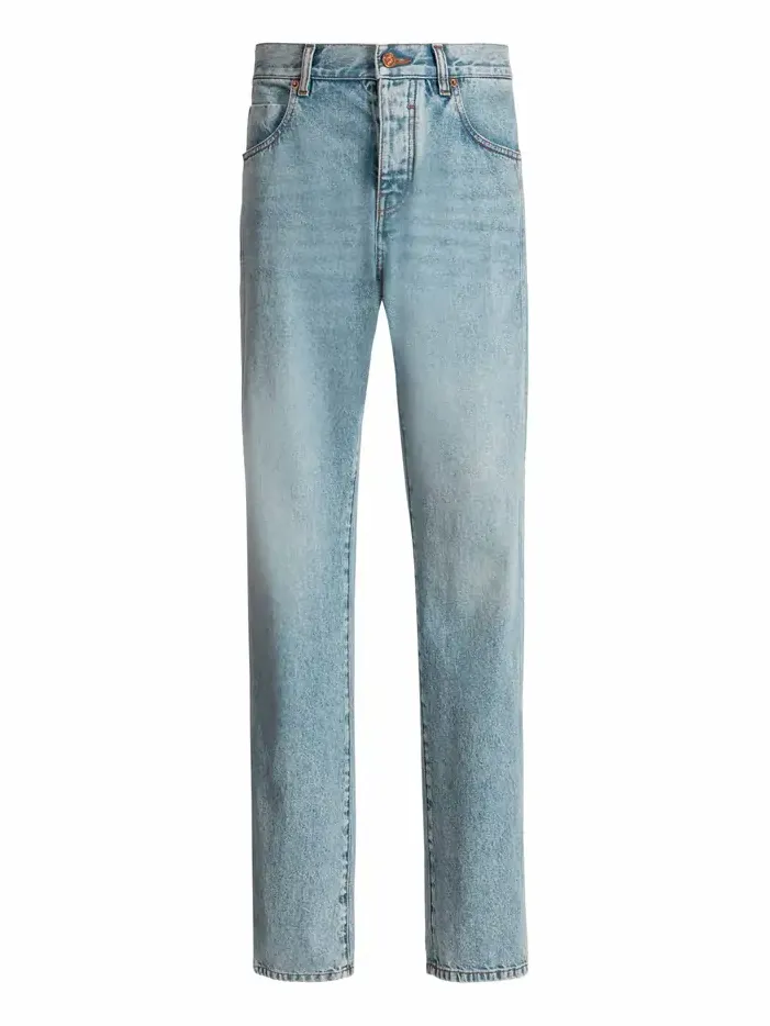 Loose-fit jeans in Light blue denim