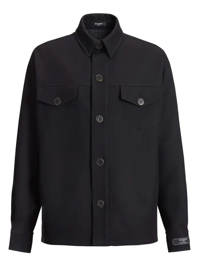 Wool twill overshirt Wool twill overshirt