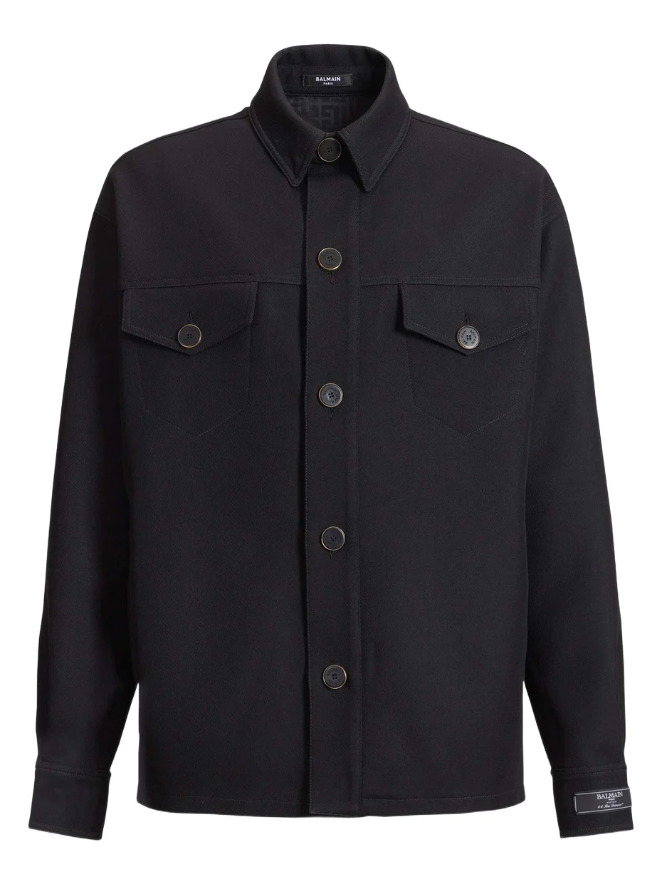 Wool twill overshirt Wool twill overshirt