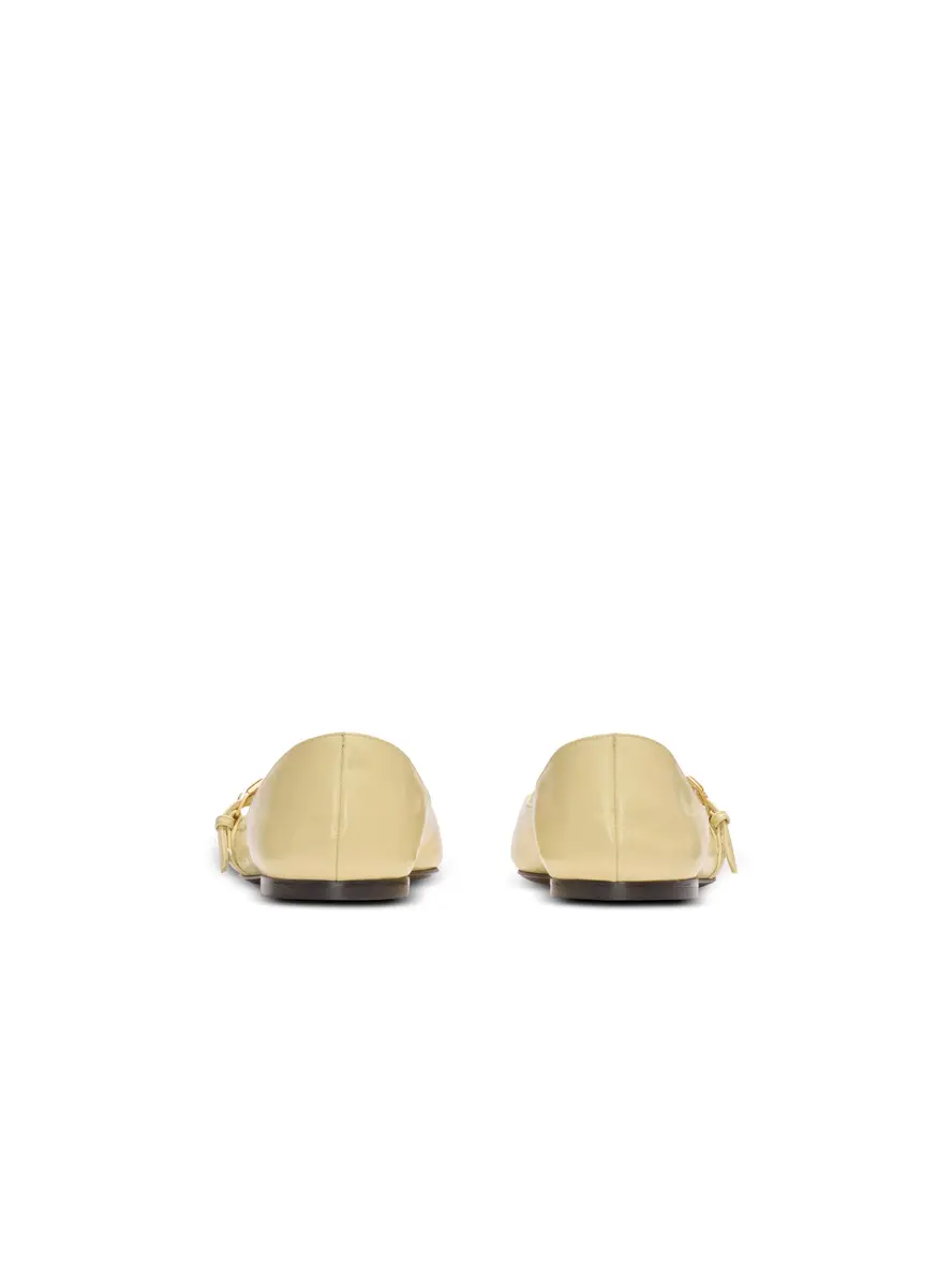 Balmain Shiny lambskin Sync ballet flats | Thumbnail 3