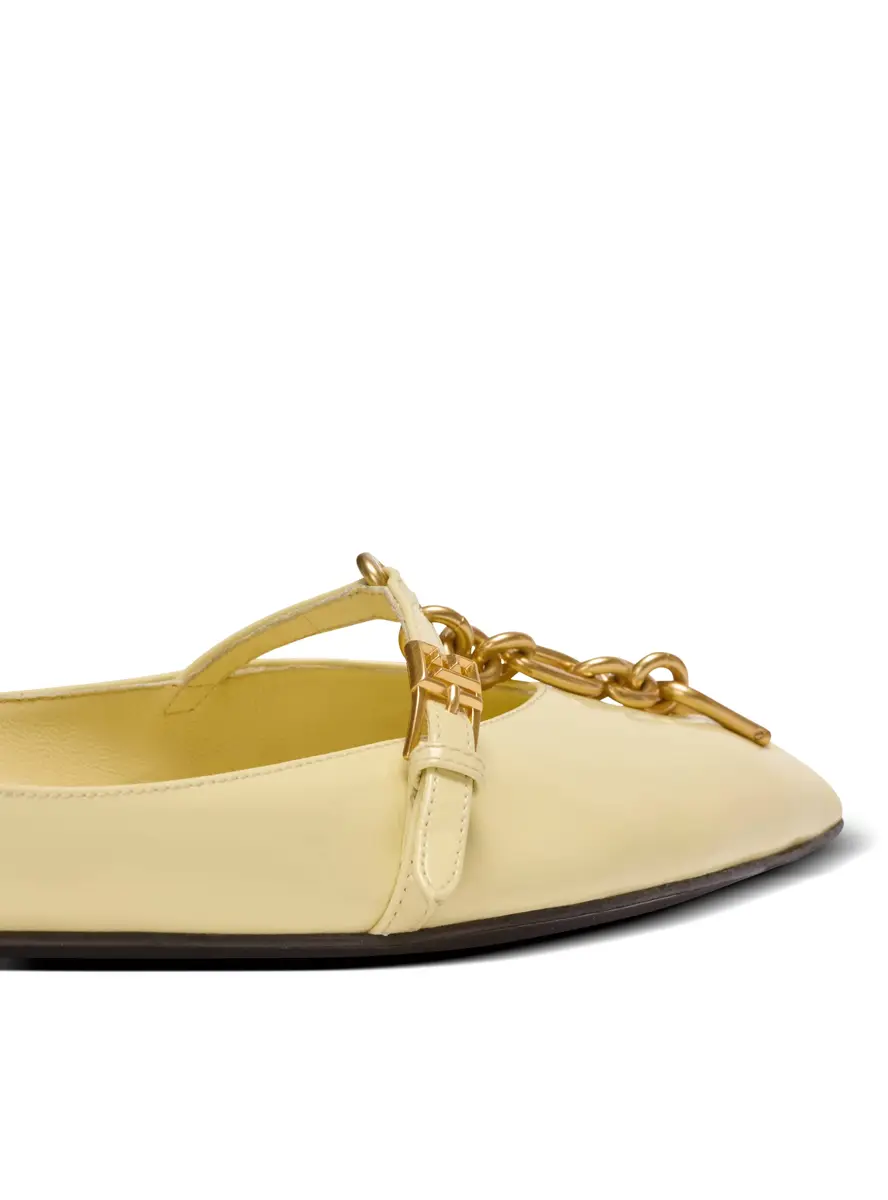 Balmain Shiny lambskin Sync ballet flats | Thumbnail 4