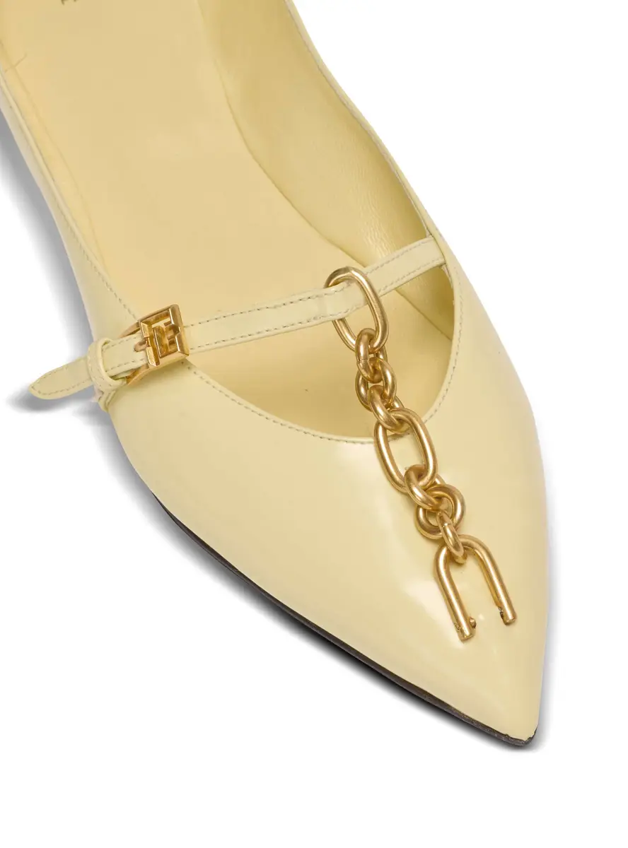 Balmain Shiny lambskin Sync ballet flats | Thumbnail 5