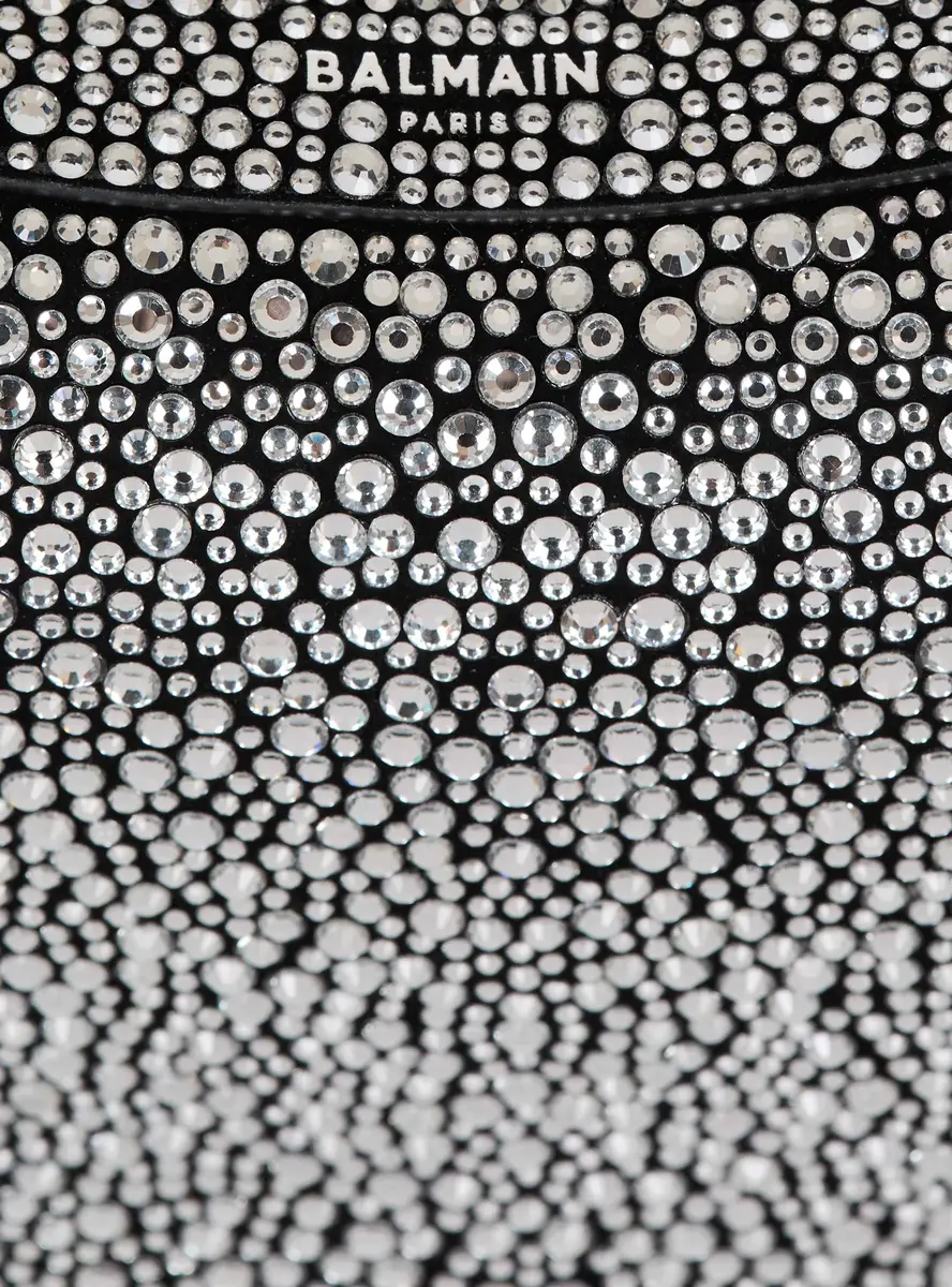 Balmain Ébène Mini bag in suede and crystals | Thumbnail 5 Balmain Ébène Mini bag in suede and crystals | Thumbnail 5