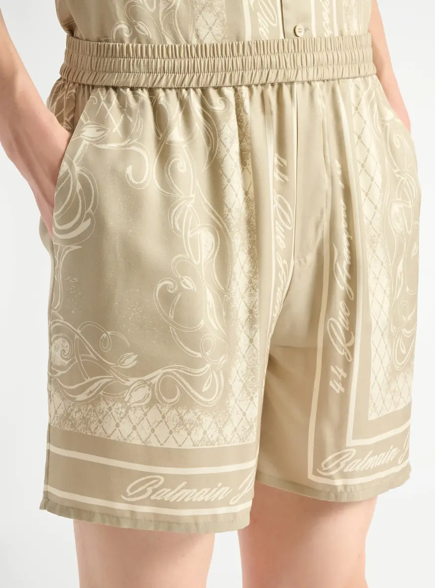 Balmain Printed Foulard pyjama shorts | Thumbnail 4 Balmain Printed Foulard pyjama shorts | Thumbnail 4