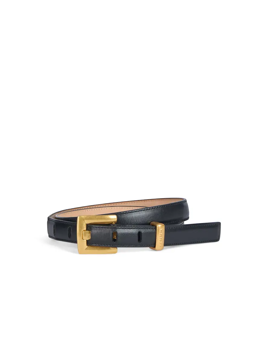 Balmain Anthem calfskin leather belt | Thumbnail 3