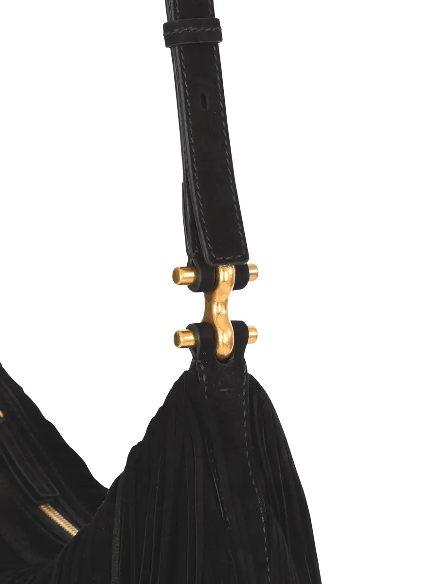 Balmain Ébène Hobo fringed suede bag | Thumbnail 6 Balmain Ébène Hobo fringed suede bag | Thumbnail 6