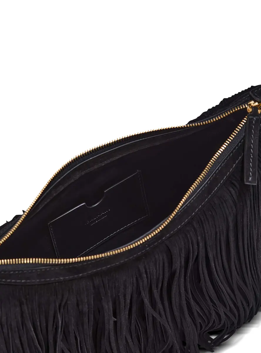 Balmain Ébène Hobo fringed suede bag | Thumbnail 7 Balmain Ébène Hobo fringed suede bag | Thumbnail 7