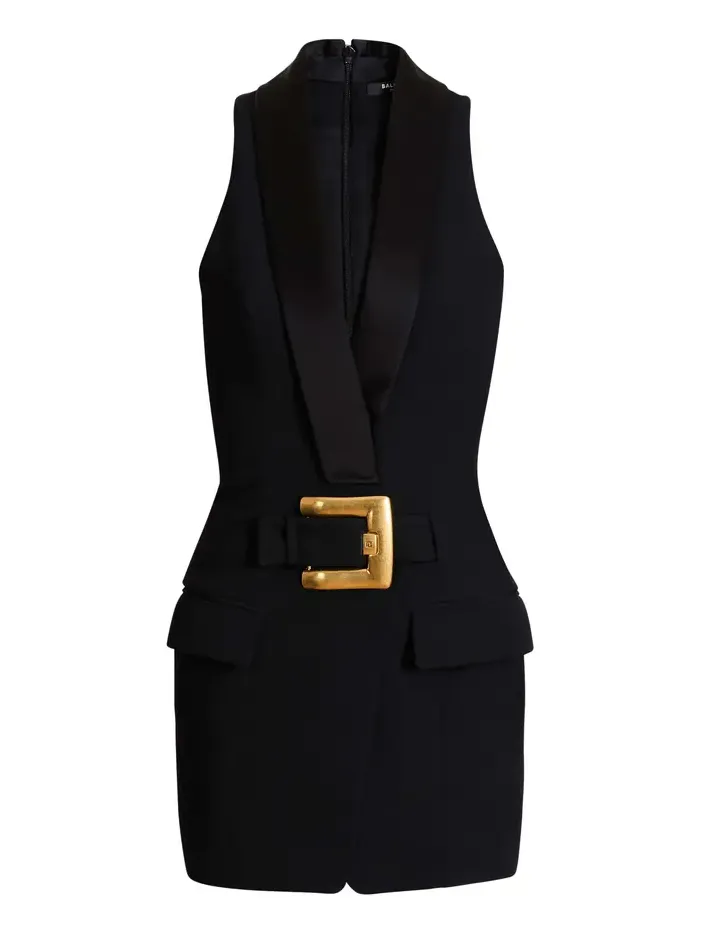 Short belted dress