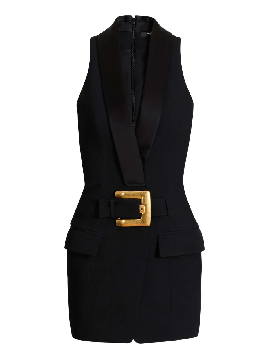 Short belted dress