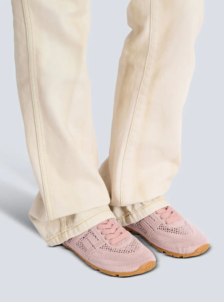 Balmain Racer 45 macramé sneakers | Thumbnail 2