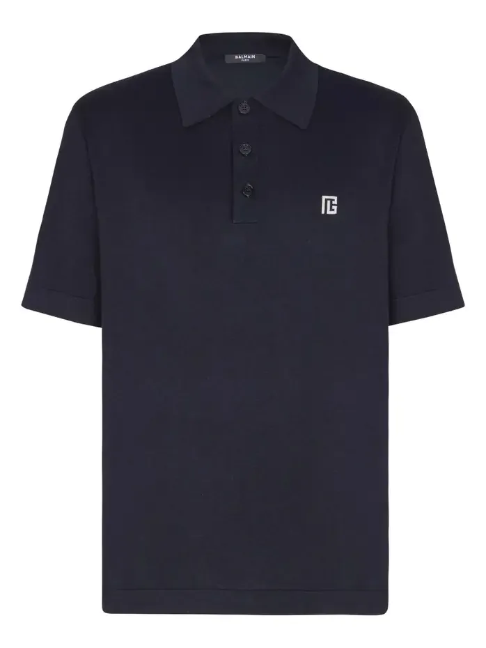 Embroidered cotton polo Embroidered cotton polo
