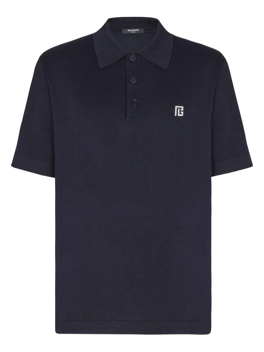 Embroidered cotton polo Embroidered cotton polo