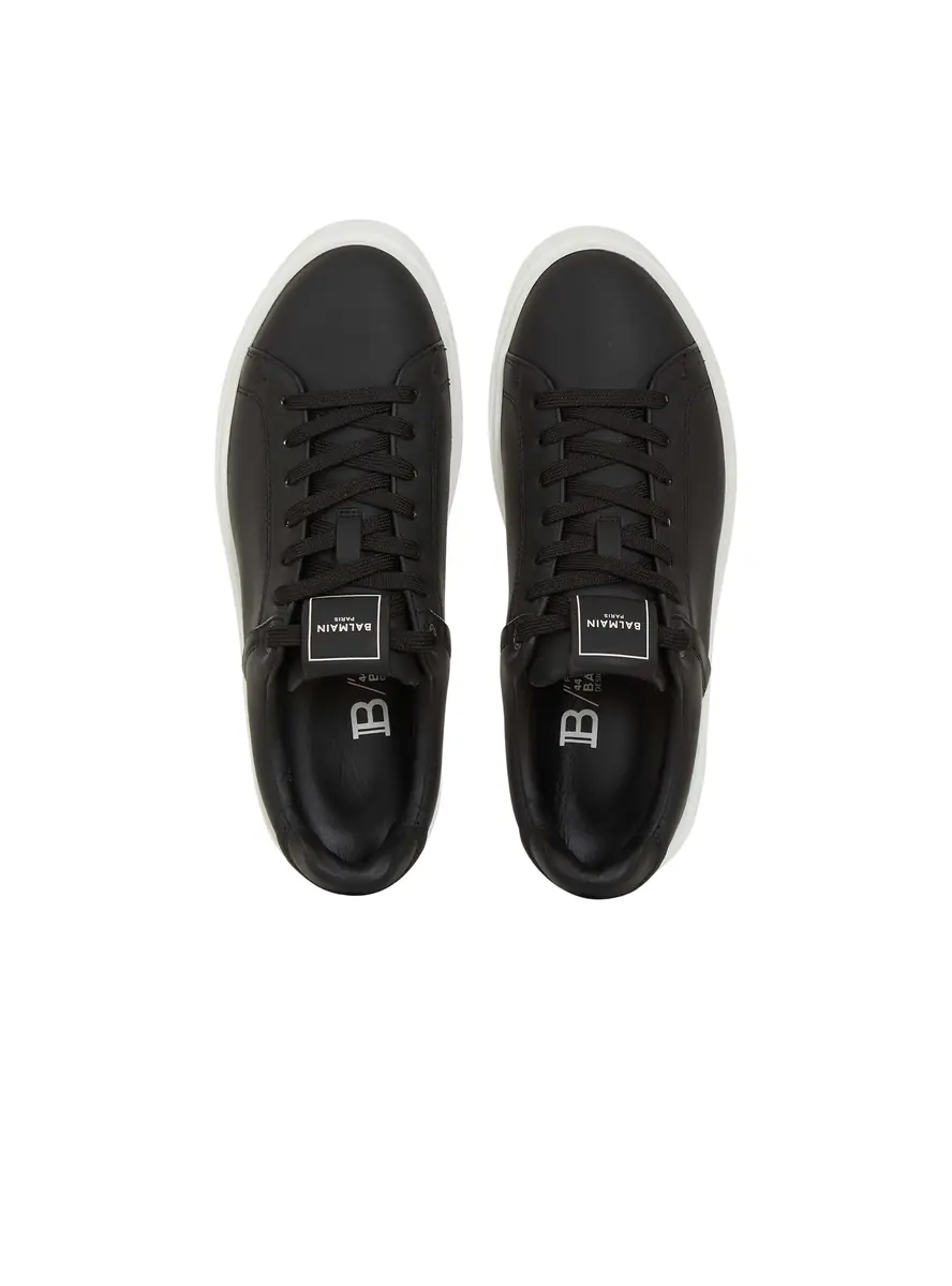 Balmain B-Court trainers in calfskin | Thumbnail 8
