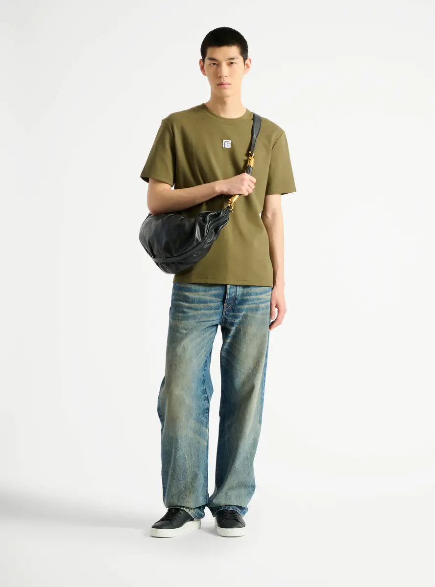 Balmain Embroidered PB Logo T-shirt | Thumbnail 2 Balmain Embroidered PB Logo T-shirt | Thumbnail 2
