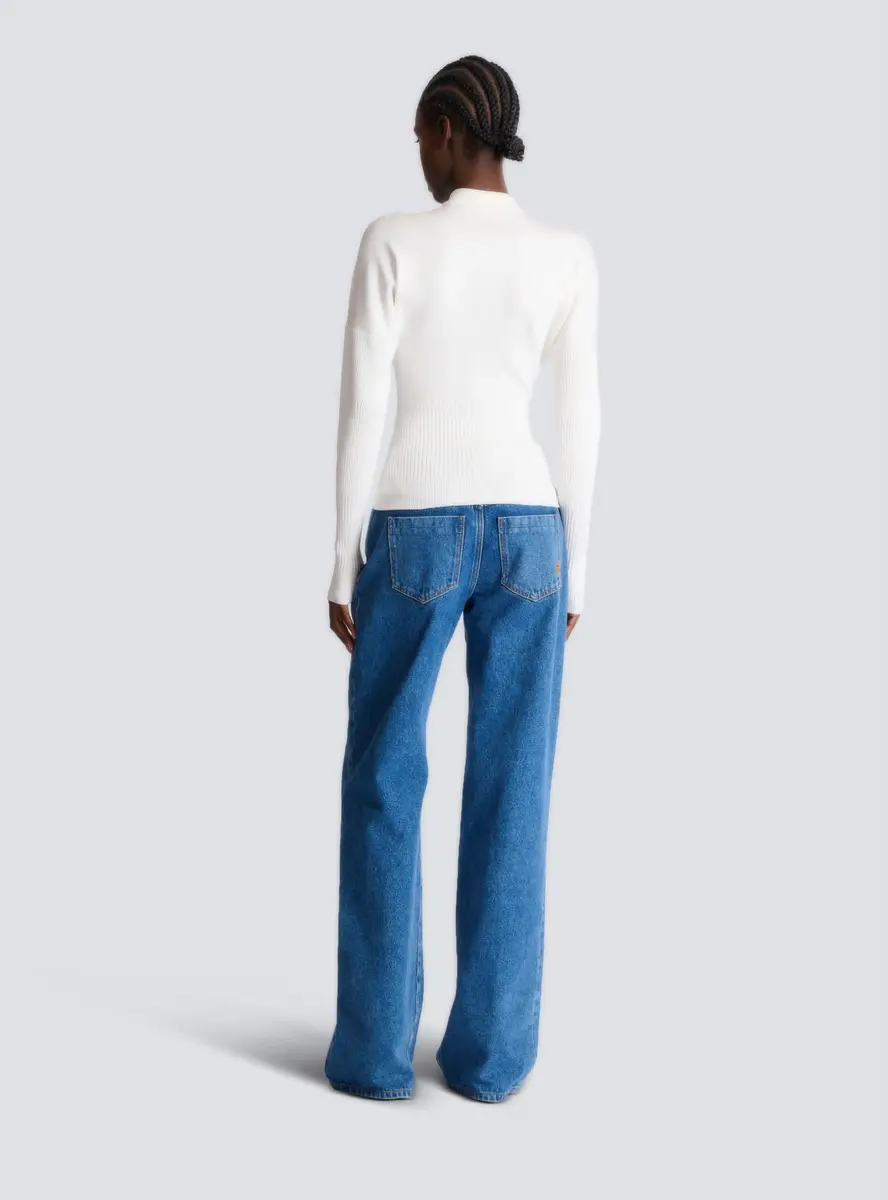 Balmain Zipped knit cardigan | Thumbnail 4 Balmain Zipped knit cardigan | Thumbnail 4