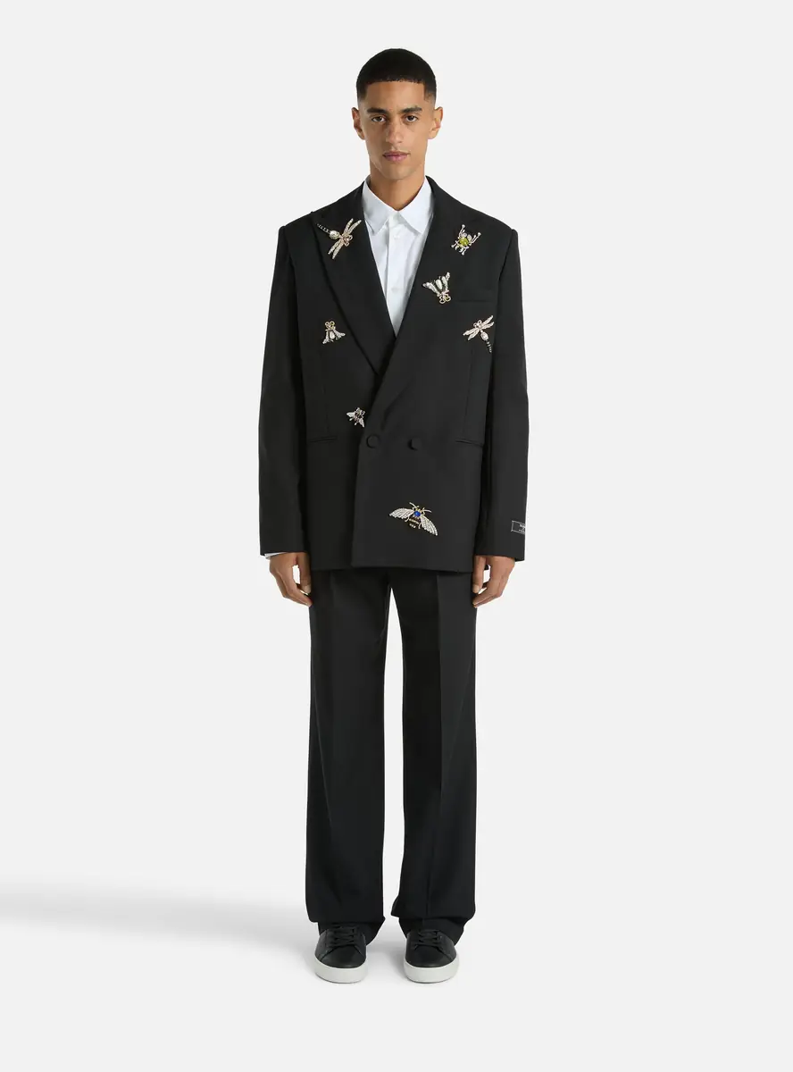 Balmain Embroidered wool and crystal Insect jacket | Thumbnail 2 Balmain Embroidered wool and crystal Insect jacket | Thumbnail 2