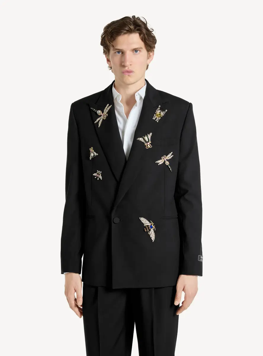 Balmain Embroidered wool and crystal Insect jacket | Thumbnail 7 Balmain Embroidered wool and crystal Insect jacket | Thumbnail 7