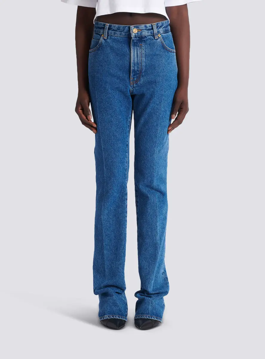 Balmain Straight-leg denim jeans | Thumbnail 8 Balmain Straight-leg denim jeans | Thumbnail 8