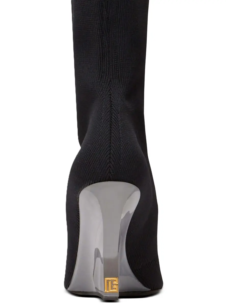 Balmain Wedge knit thigh-high boots | Thumbnail 5