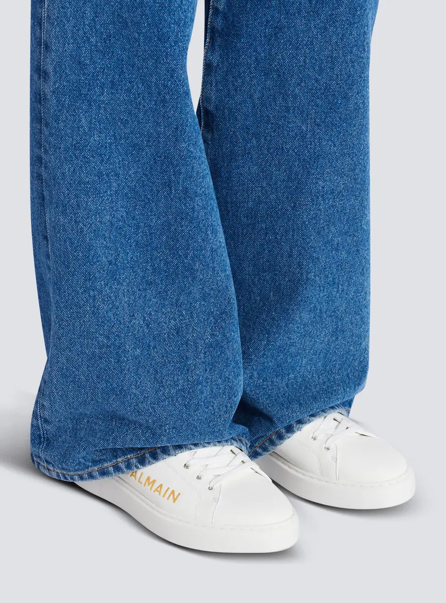 Balmain B-Court printed calfskin sneakers | Thumbnail 2