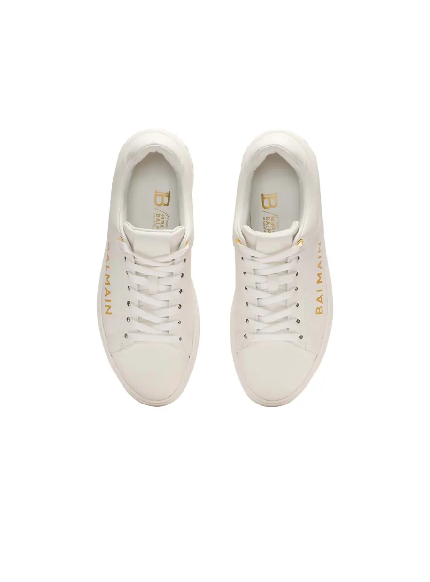 Balmain B-Court printed calfskin sneakers | Thumbnail 8