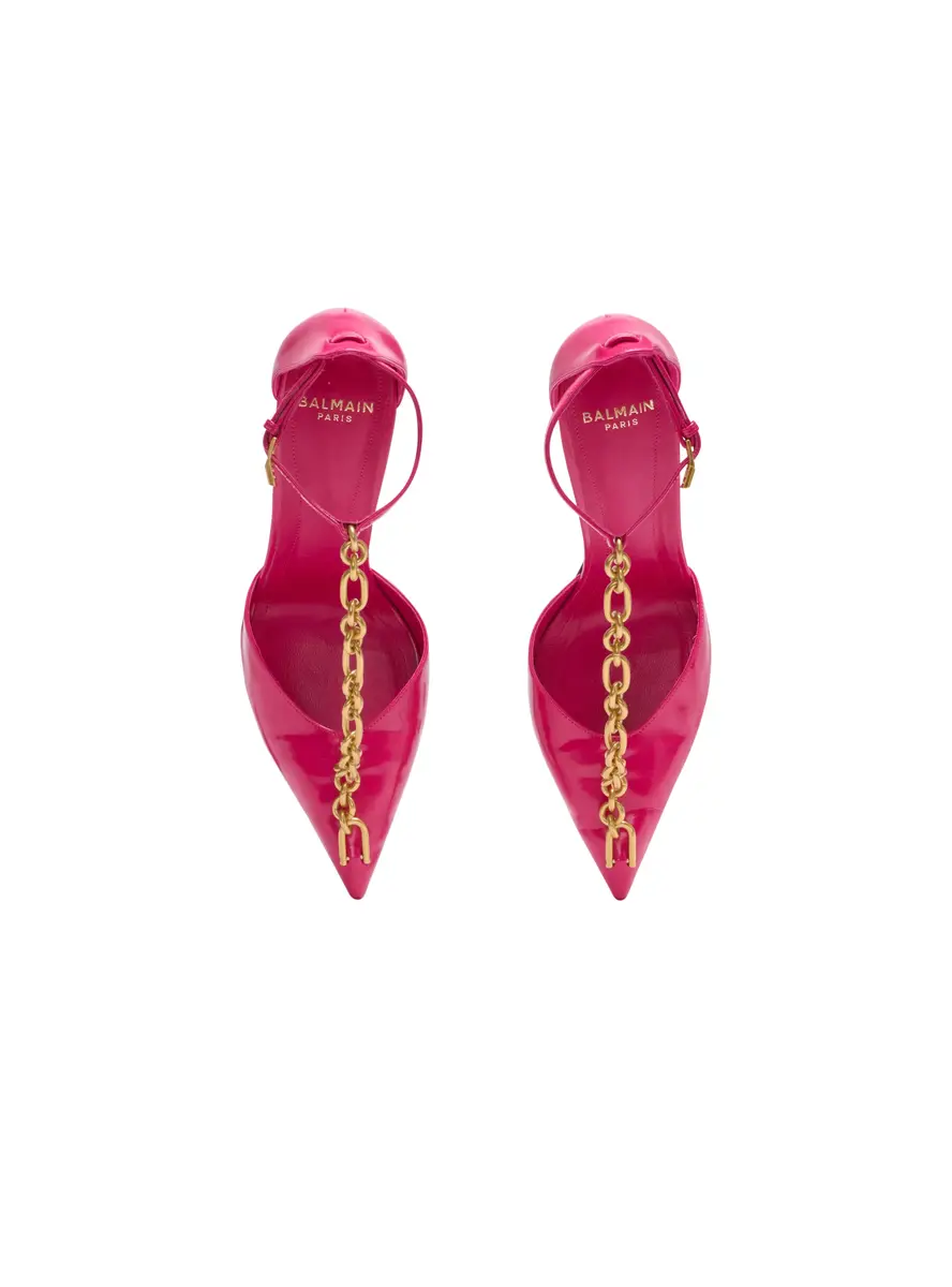 Balmain Sync shiny lambskin stilettos | Thumbnail 6