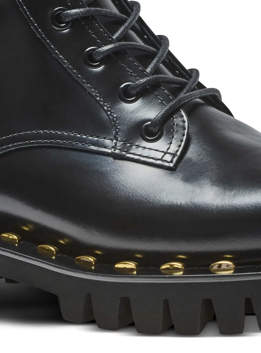 Balmain Glazed leather army boots | Thumbnail 5