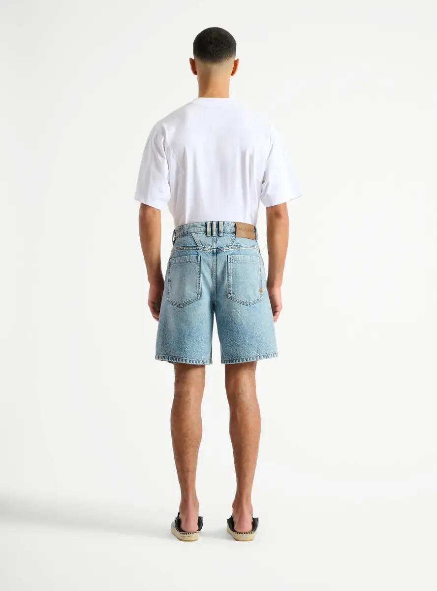 Balmain Light blue denim Bermuda shorts | Thumbnail 4 Balmain Light blue denim Bermuda shorts | Thumbnail 4