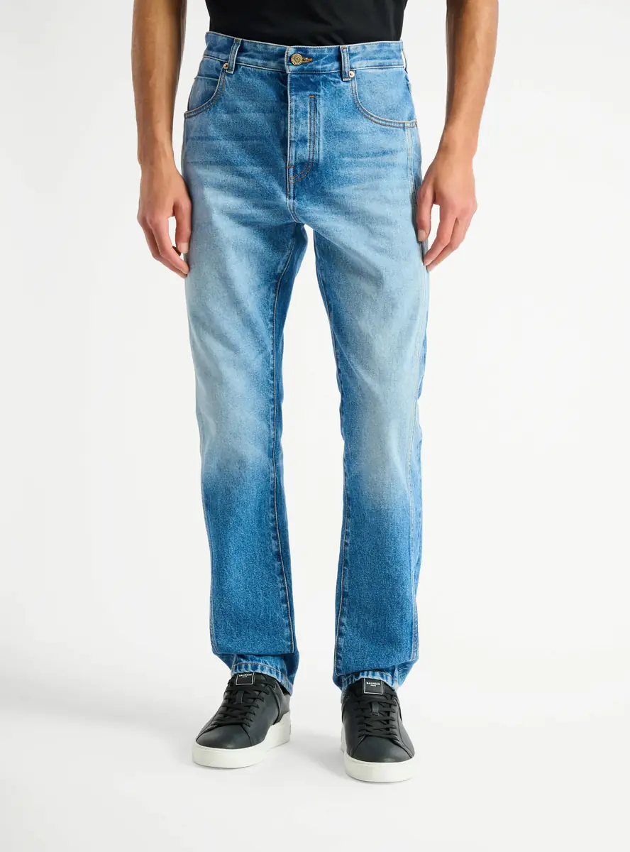 Balmain Straight-leg Blue denim jeans | Thumbnail 8 Balmain Straight-leg Blue denim jeans | Thumbnail 8