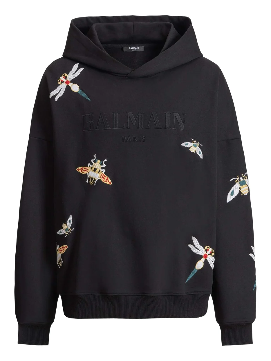Embroidered Insect hoodie